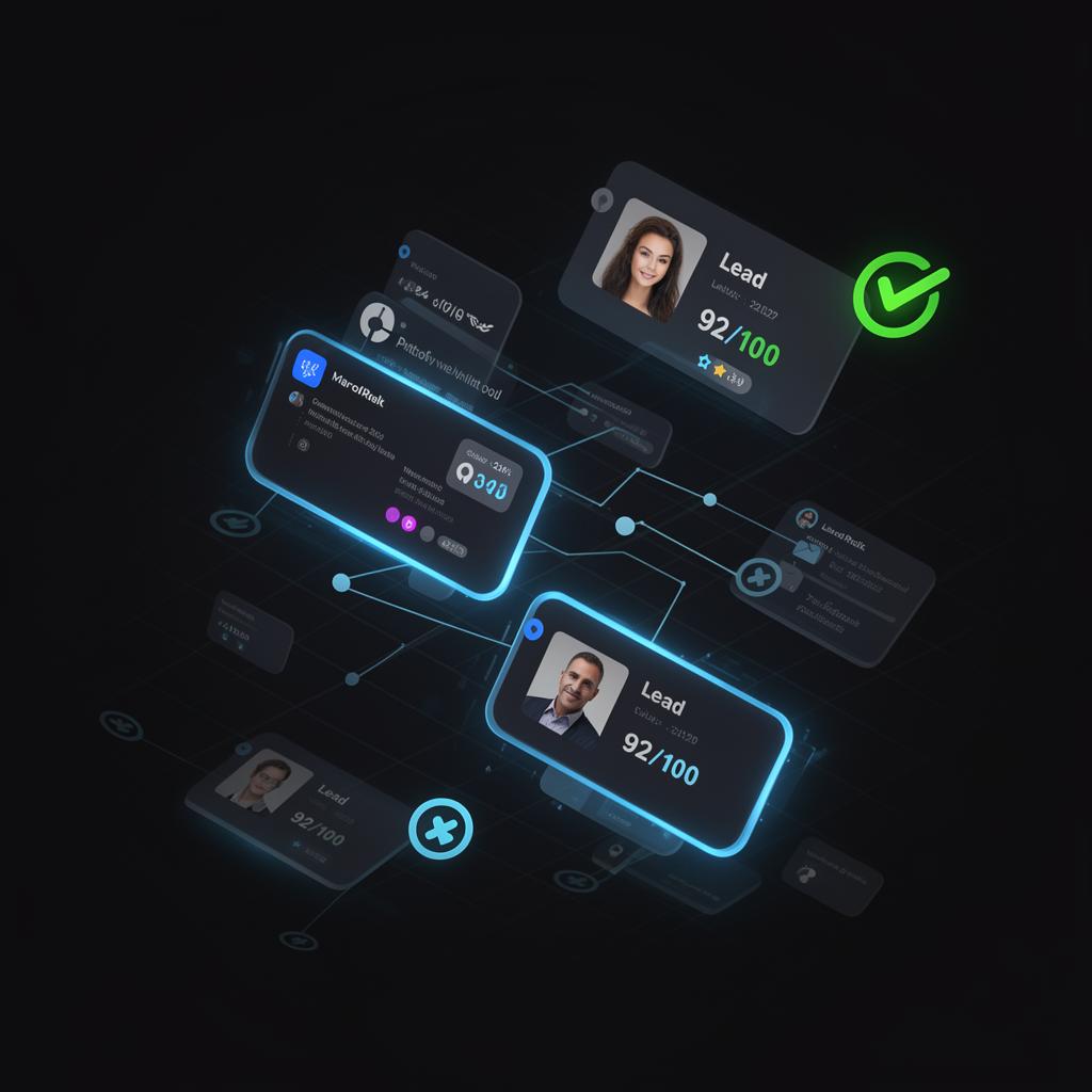 Lead scoring dashboard